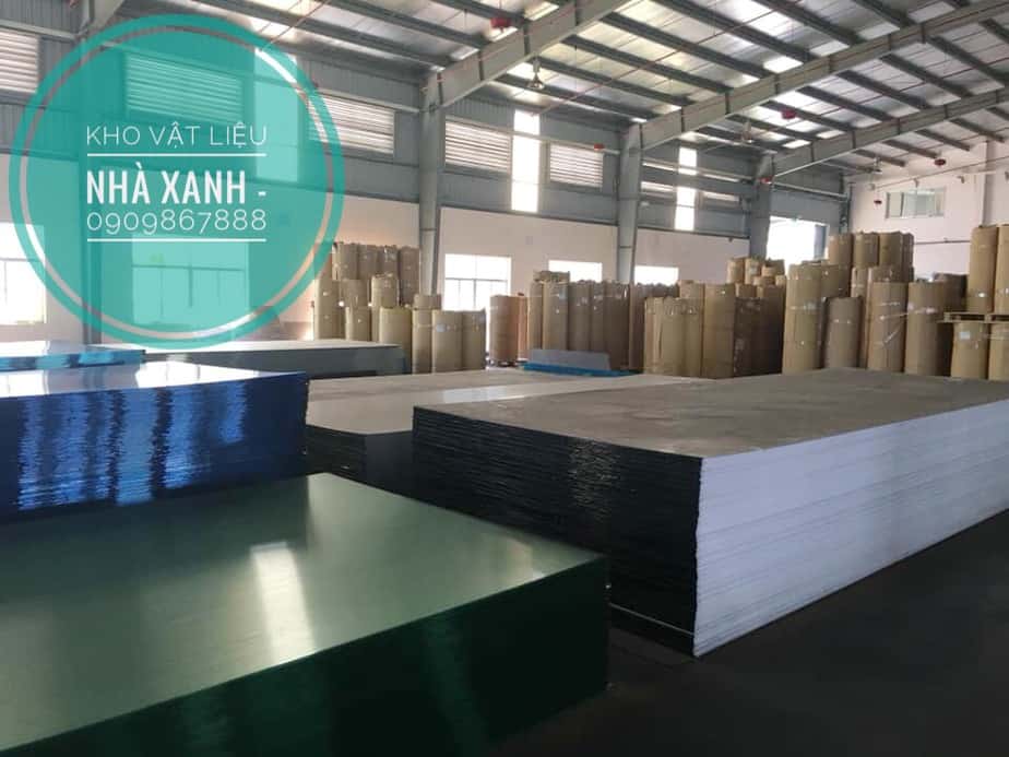 Kho hàng tấm poly rỗng Solite tại nhà máy Impack - Indonesia