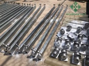 Phụ kiện lùa rèm nhựa pvc