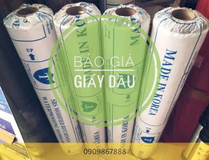 Bảng báo giá giấy dầu chống thấm 2020