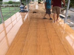 Ứng dụng Ván nhựa PVC của Vật Liệu Nhà Xanh làm sàn lửng
