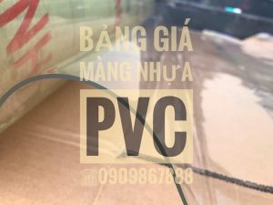 Bảng báo giá màng nhựa PVC trong suốt