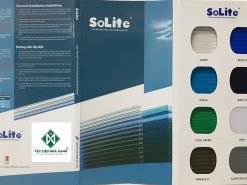 Bảng màu và hướng dẫn lắp đặt tấm poly rỗng Solite
