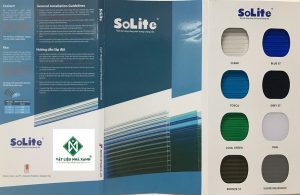 Bảng màu và hướng dẫn lắp đặt tấm poly rỗng Solite