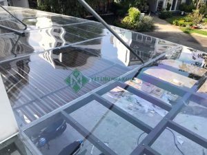 Thi công mái lấy sáng Polycarbonate tại Quận 9