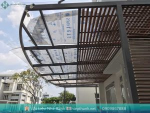 Thi công mái lấy sáng Polycarbonate tại Quận 9