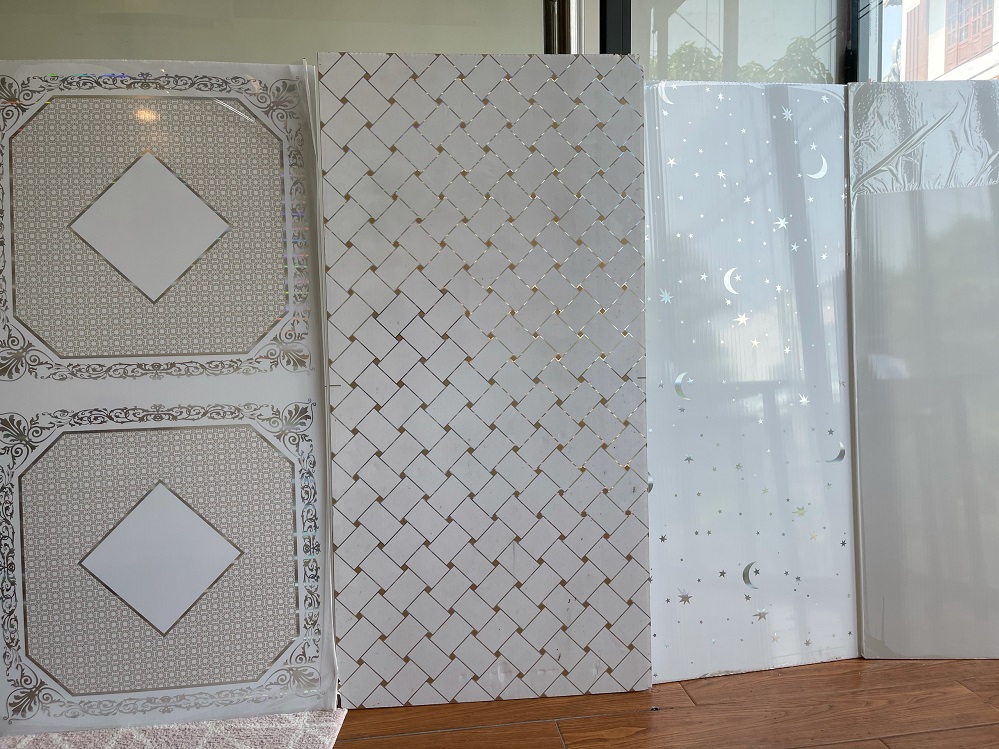 Trần nhựa PVC dạng thả khung nổi 600x1200