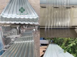 VLNX cung cấp tôn nhựa lấy sáng sợi thủy tinh composite giá tốt HCM